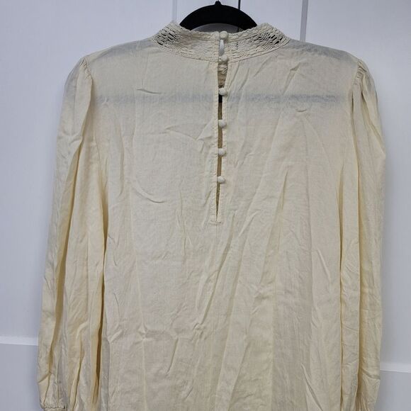 Free People Nwot Vienna crochet trim mini dress, medium - Picture 8 of 11